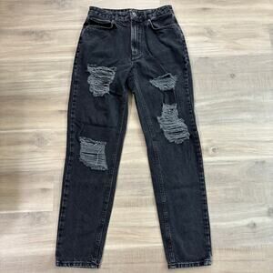 Urban Outfitters BDG Black Denim High Rise Mom Jean Women Size 27
